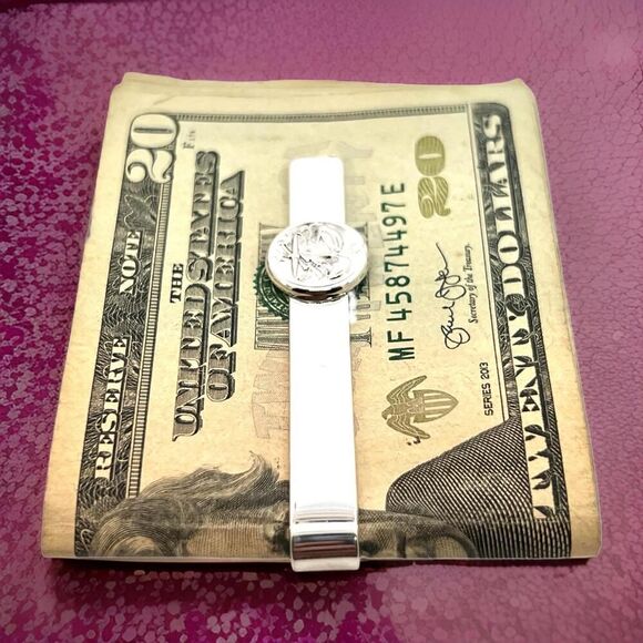 Georg Jensen Estate Money Clip Tie Clip Silver GJ32 - Picture 11 of 16